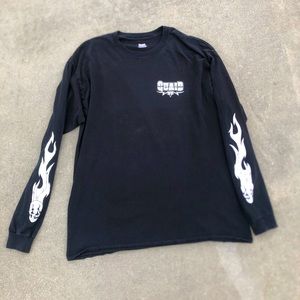 (2XL) Vintage Quaid tribal design long sleeve